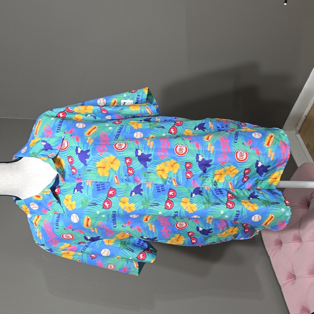 Chicago cubs bda sprts button down sx xl